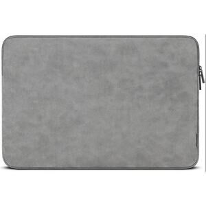 15.6 Laptop Sleeve Water Resistant Padded Carrying Case Soft Cover Grey